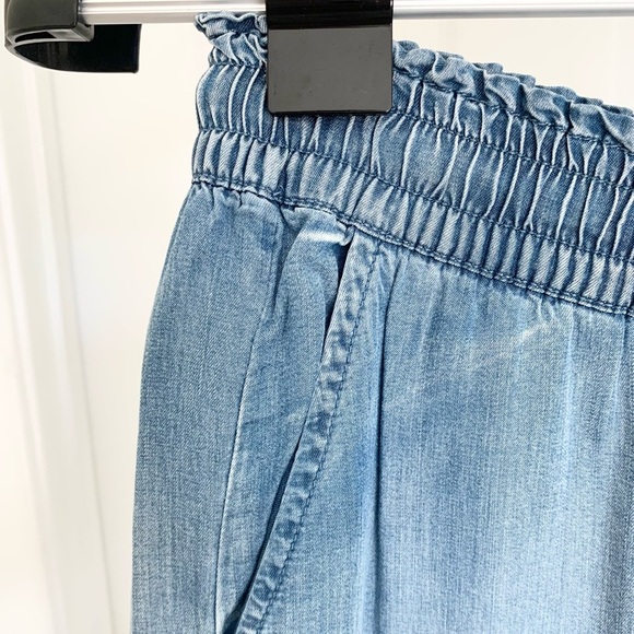 Chambray Wide Leg Pants - Picture 5 of 8